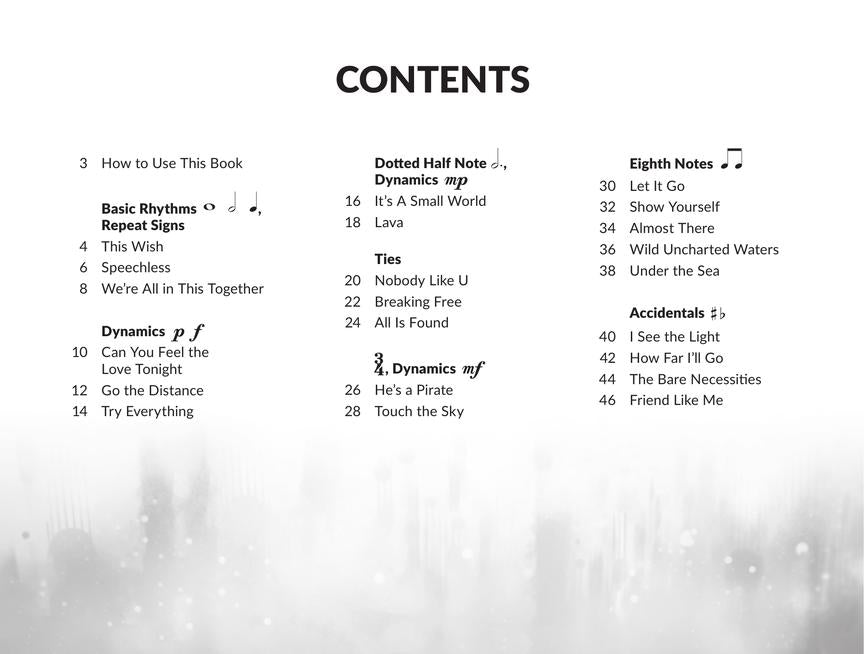 Disney Songs for the Very Beginner