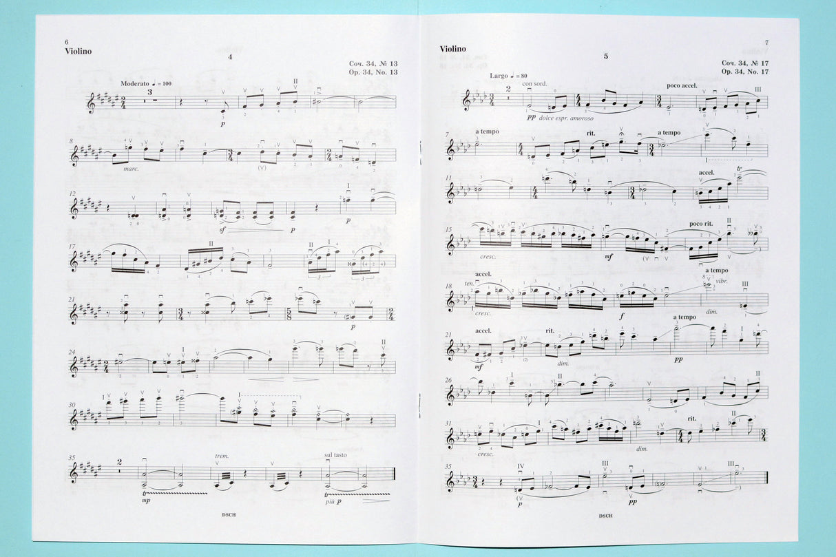 Shostakovich: 10 Preludes, Op. 34 (arr. for violin & piano)