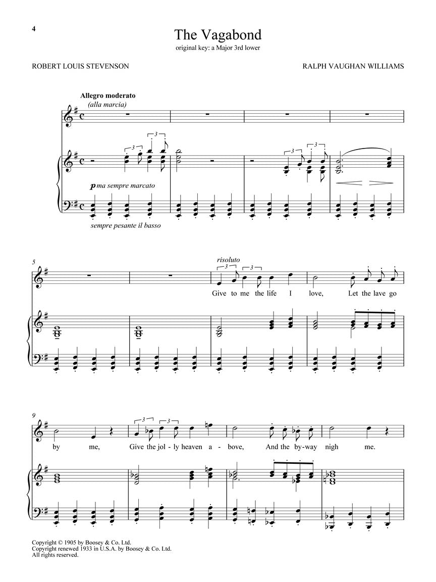 Vaughan Williams: Songs of Travel