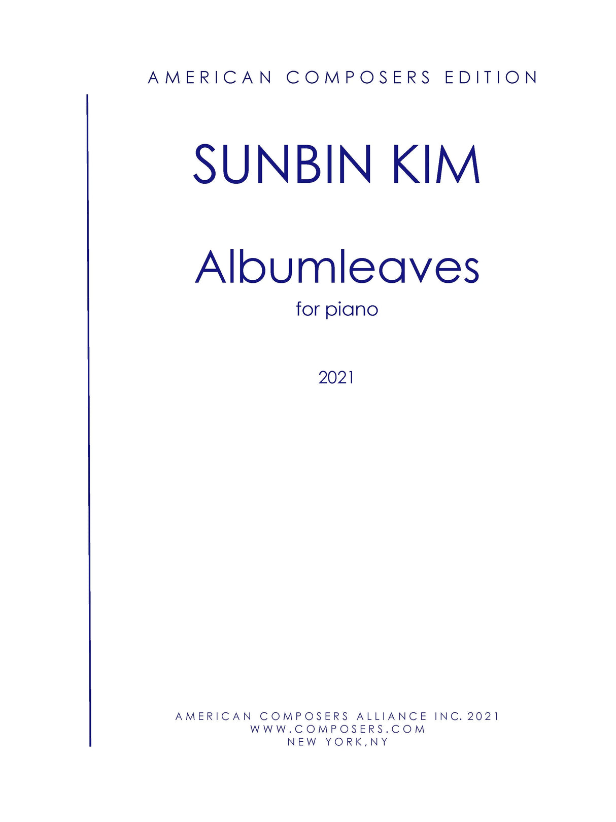 S.C. Kim: Albumleaves