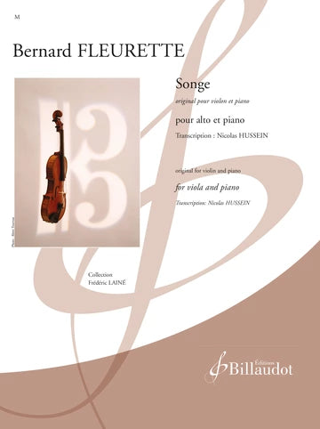 Fleurette: Songe (arr. for viola & piano)