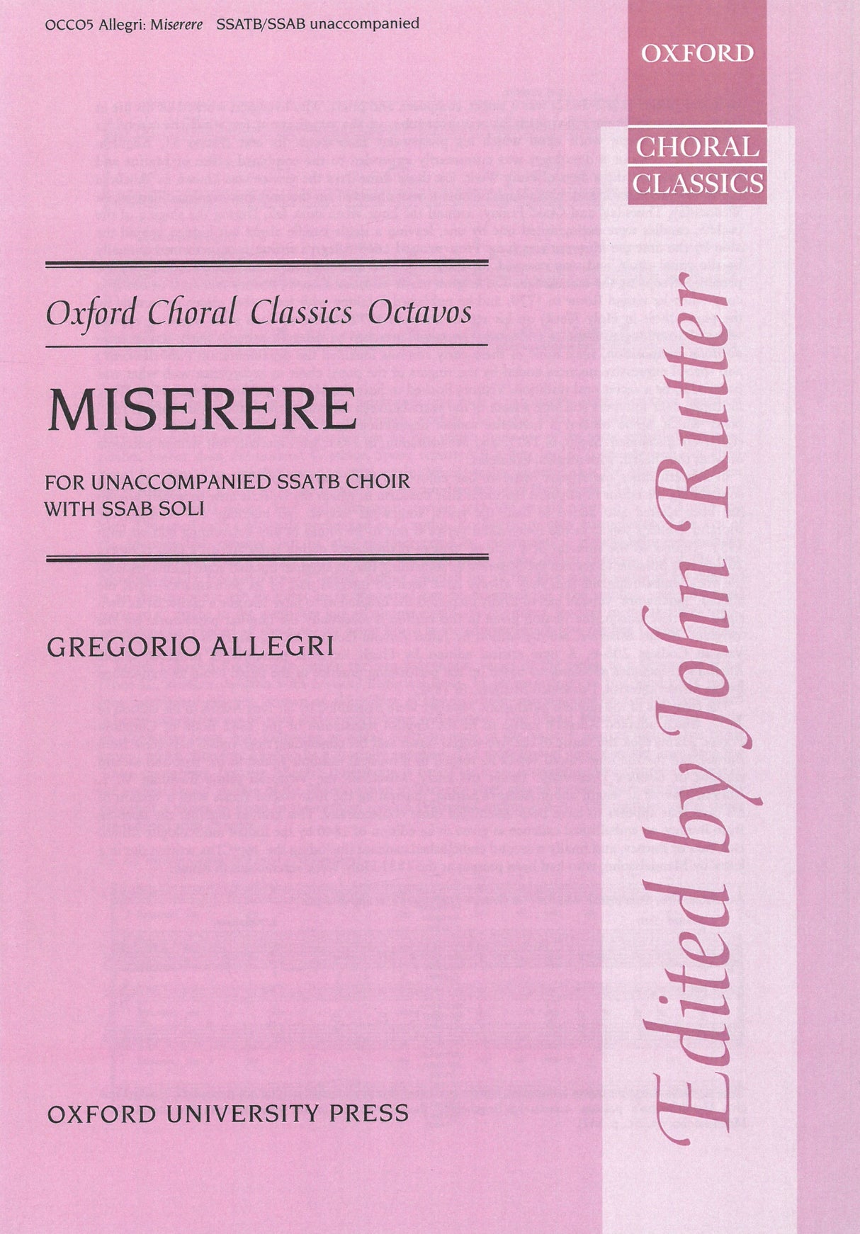 Allegri: Miserere