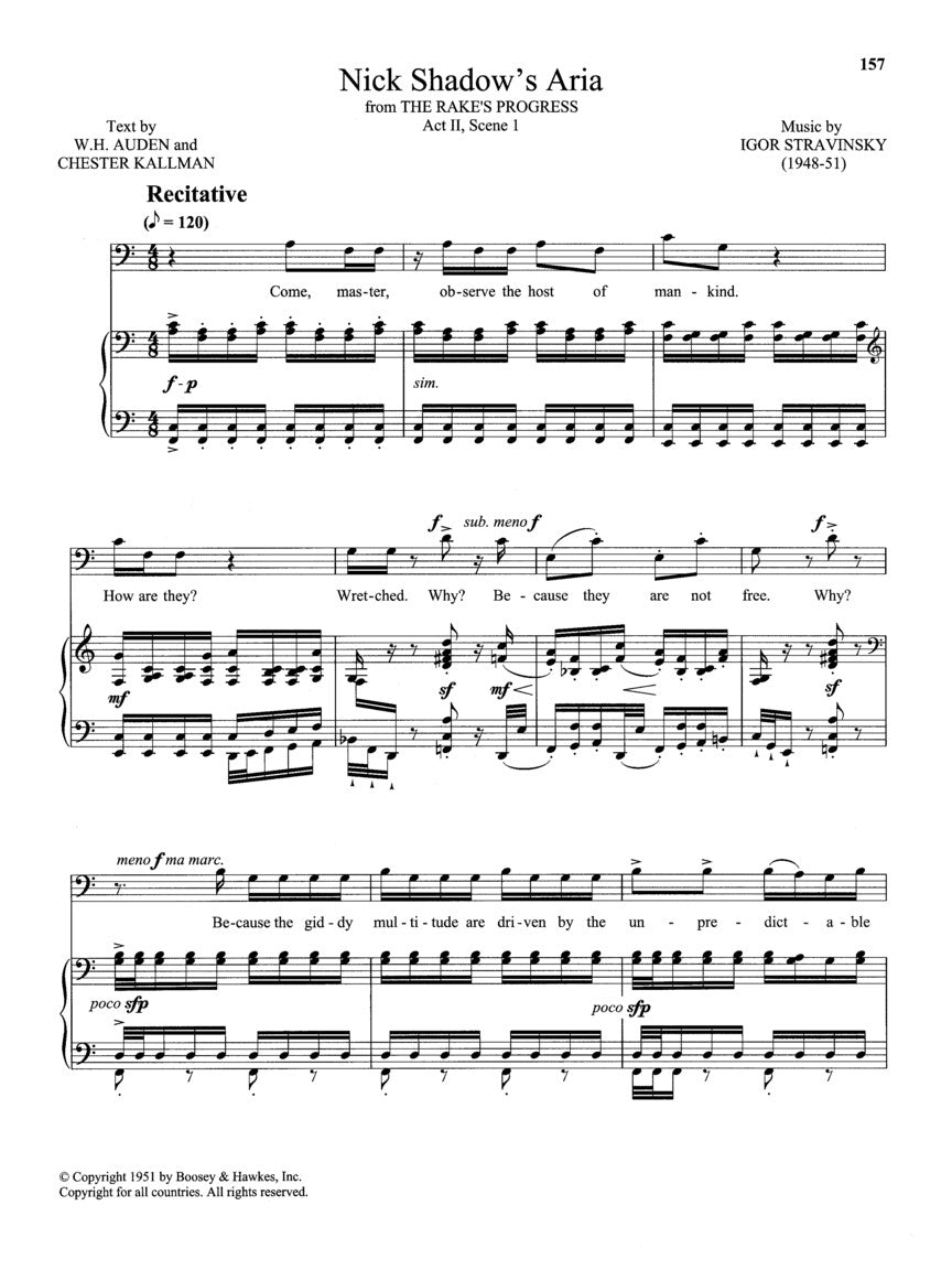 American Arias for Baritone/Bass