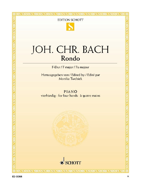 J.C. Bach: Rondo in F Major from Sonata, Op. 18, No. 6