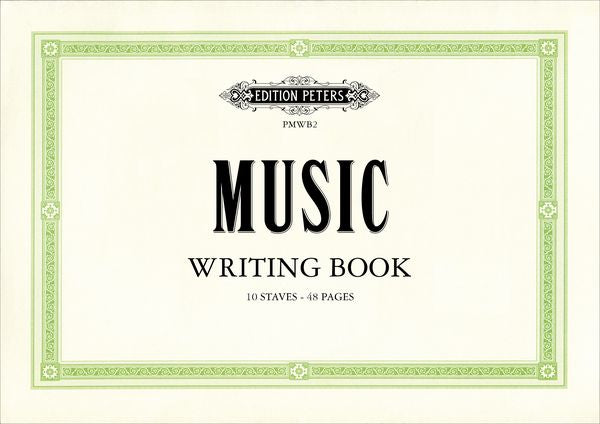 Peters Music Writing Book