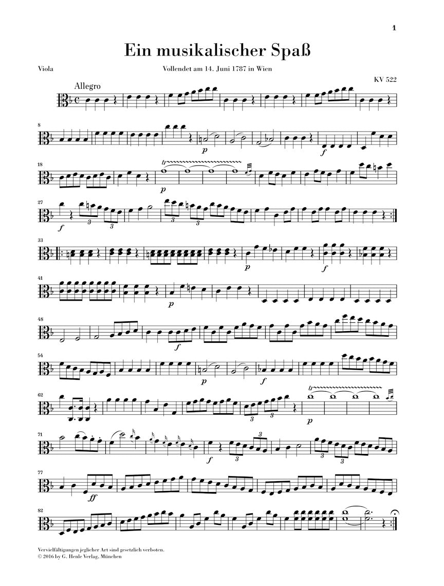 Mozart: A Musical Joke, K. 522