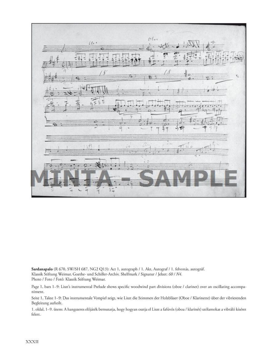 Liszt: Sardanapalo, Act 1 (Fragment)