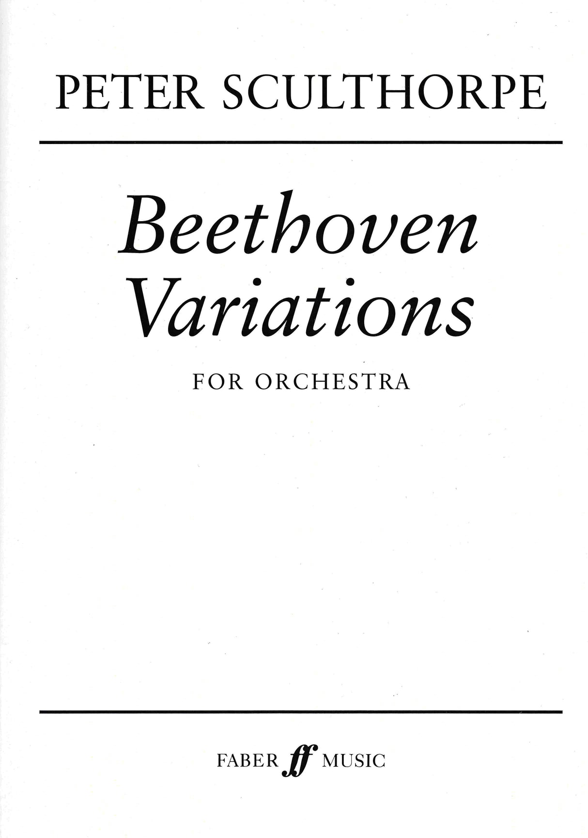 Sculthorpe: Beethoven Variations