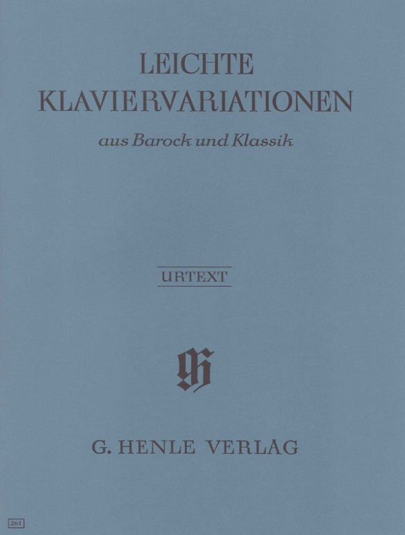 Easy Piano Variations from the Baroque and Classical Periods