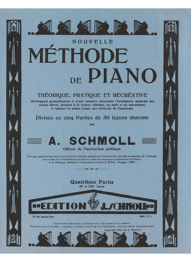 Schmoll: Méthode de piano - Volume 4