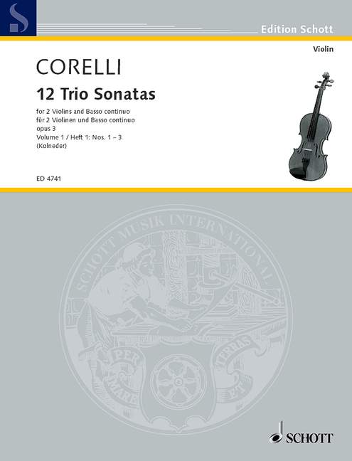 Corelli: Trio Sonatas, Op. 3 - Volume 1 (Nos. 1-3)
