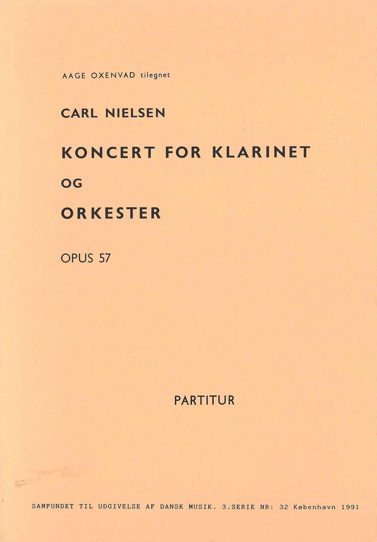 Nielsen: Clarinet Concerto, Op. 57