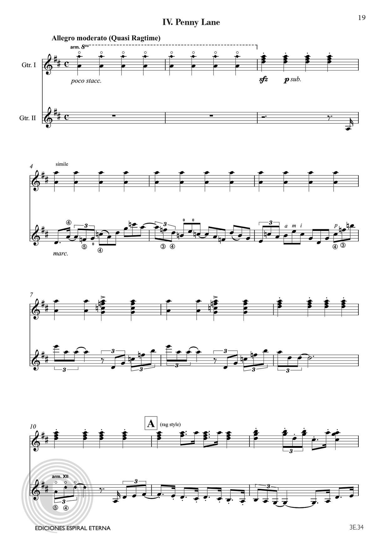 Brouwer: Beatlerianas (Version for 2 Guitars)