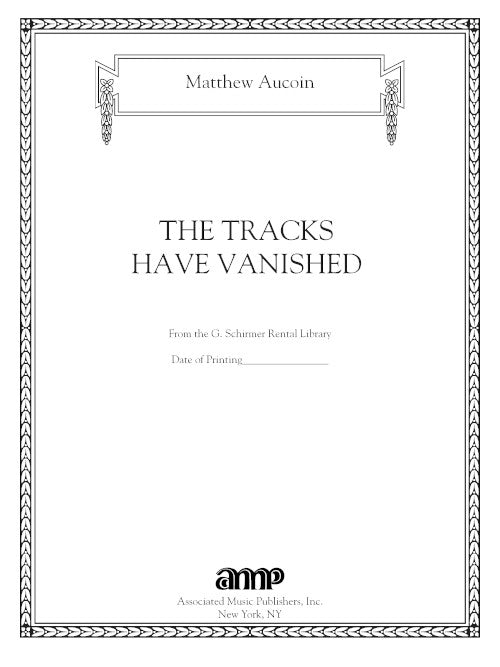 Aucoin: The Tracks Have Vanished