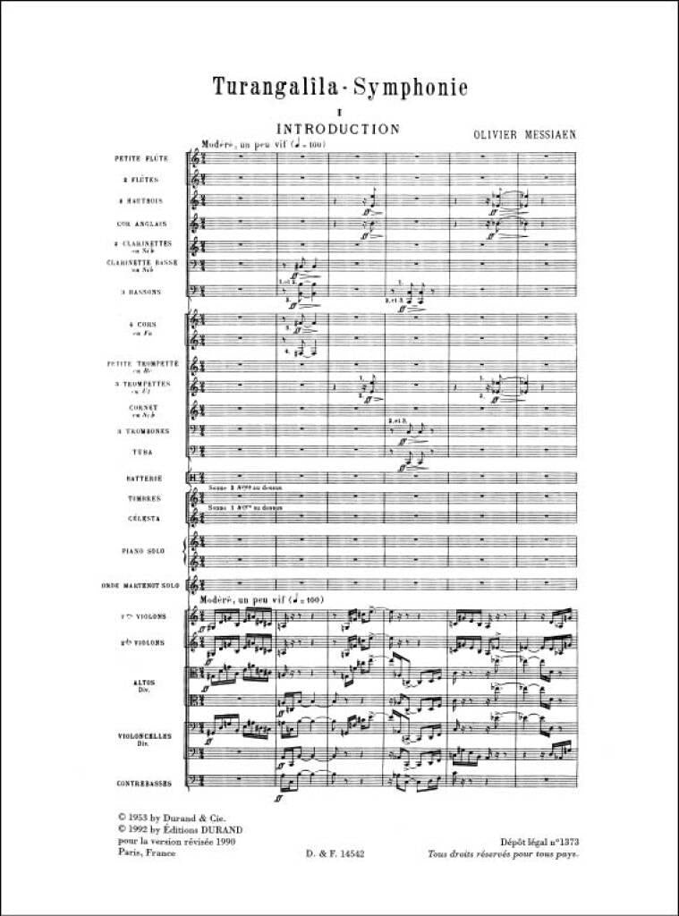 Messiaen: Turangalîla-Symphonie