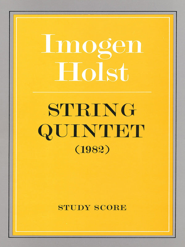 I. Holst: String Quintet