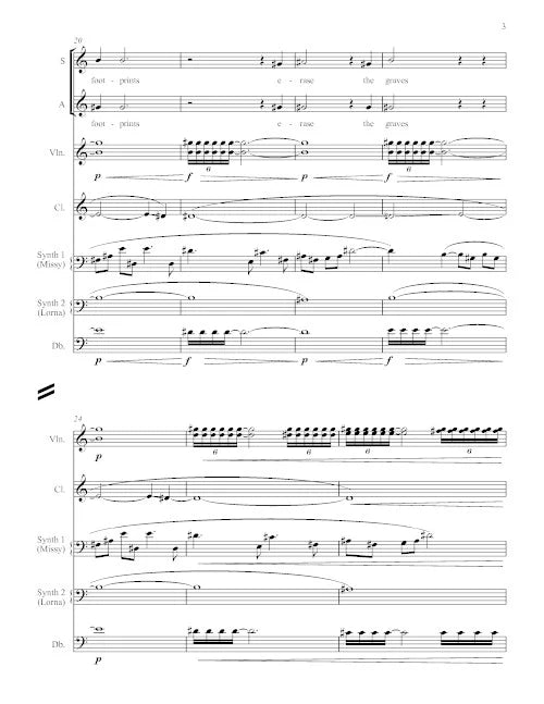 Mazzoli: Here Where Footprints Erase the Graves (arr. for chorus & ensemble)