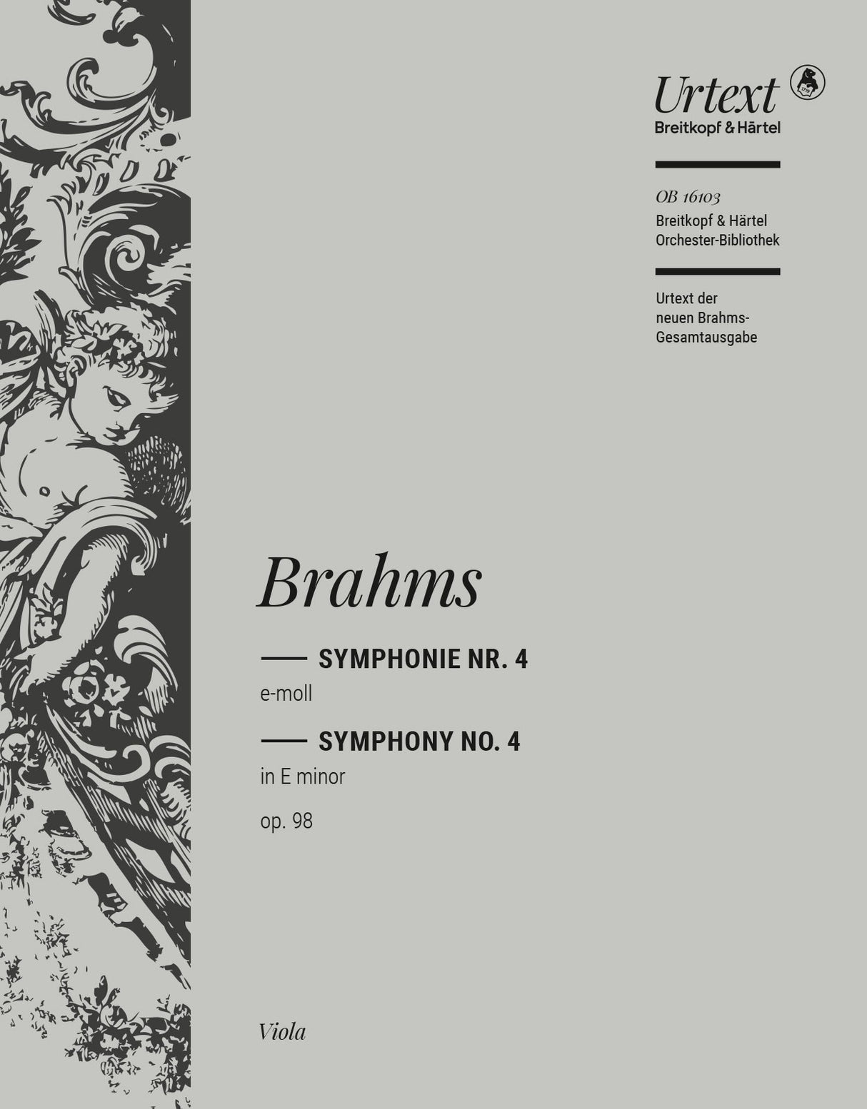 Brahms: Symphony No. 4 in E Minor, Op. 98