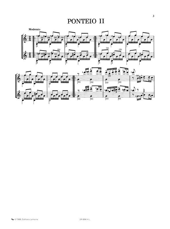 Machado: 4 Ponteios brésiliennes