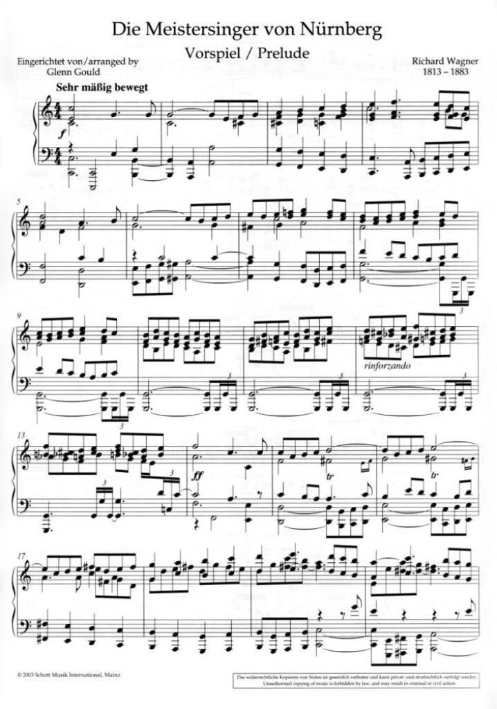 Wagner-Gould: Prelude to Die Meistersinger von Nürnberg