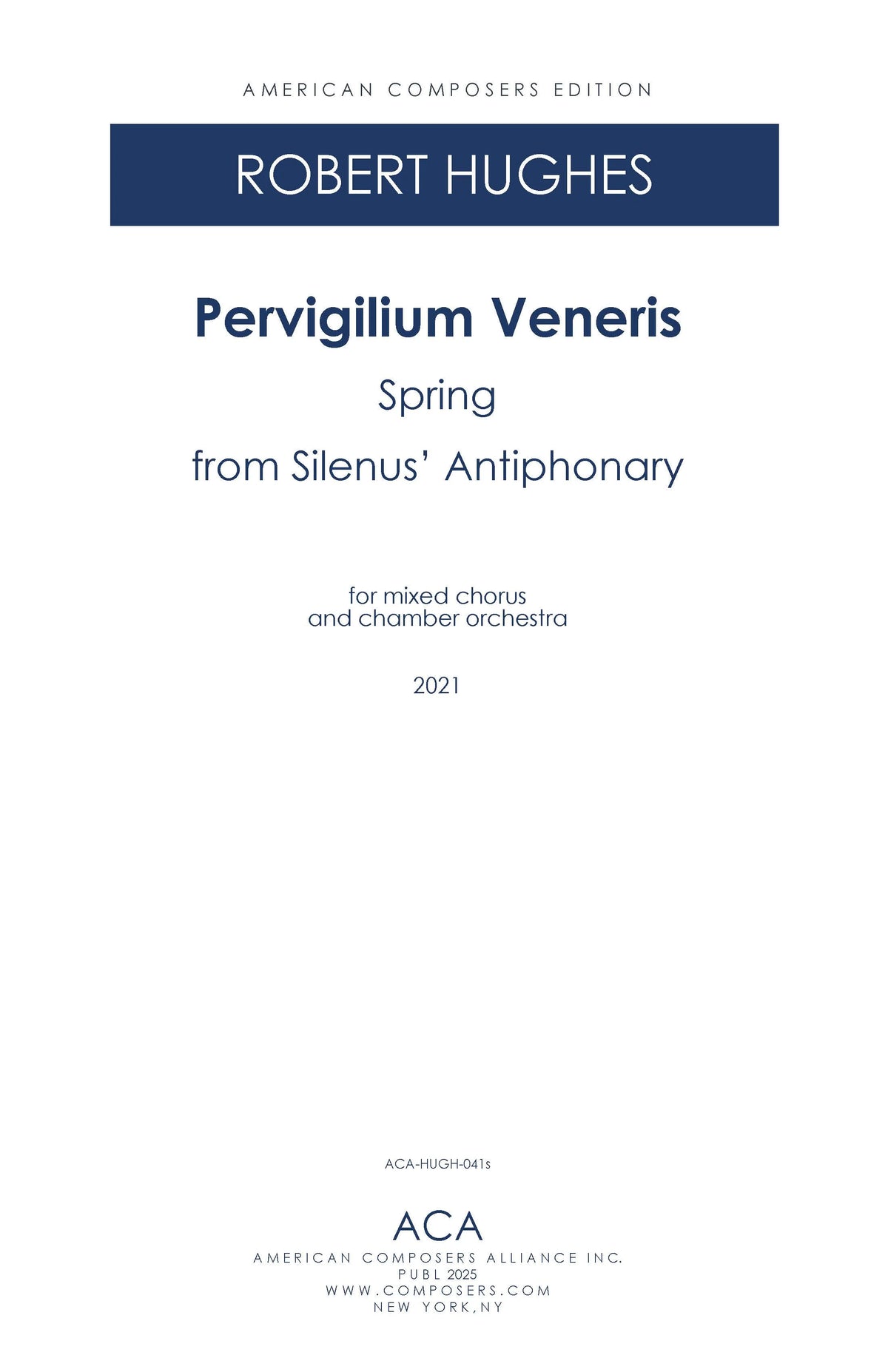 Hughes: Pervigilium Veneris