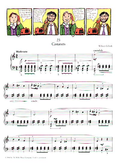 Hello, Mister Gillock! Hello, Carl Czerny!