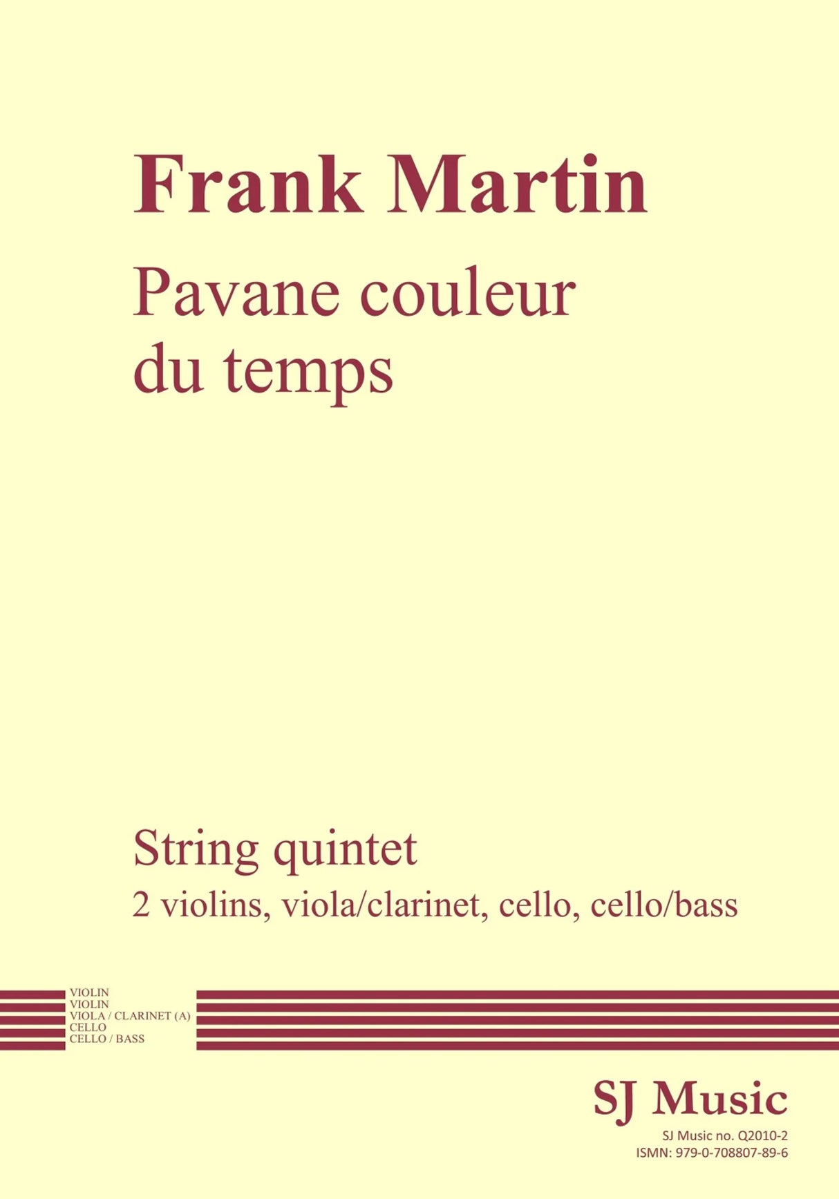 Martin: Pavane couleur du temps