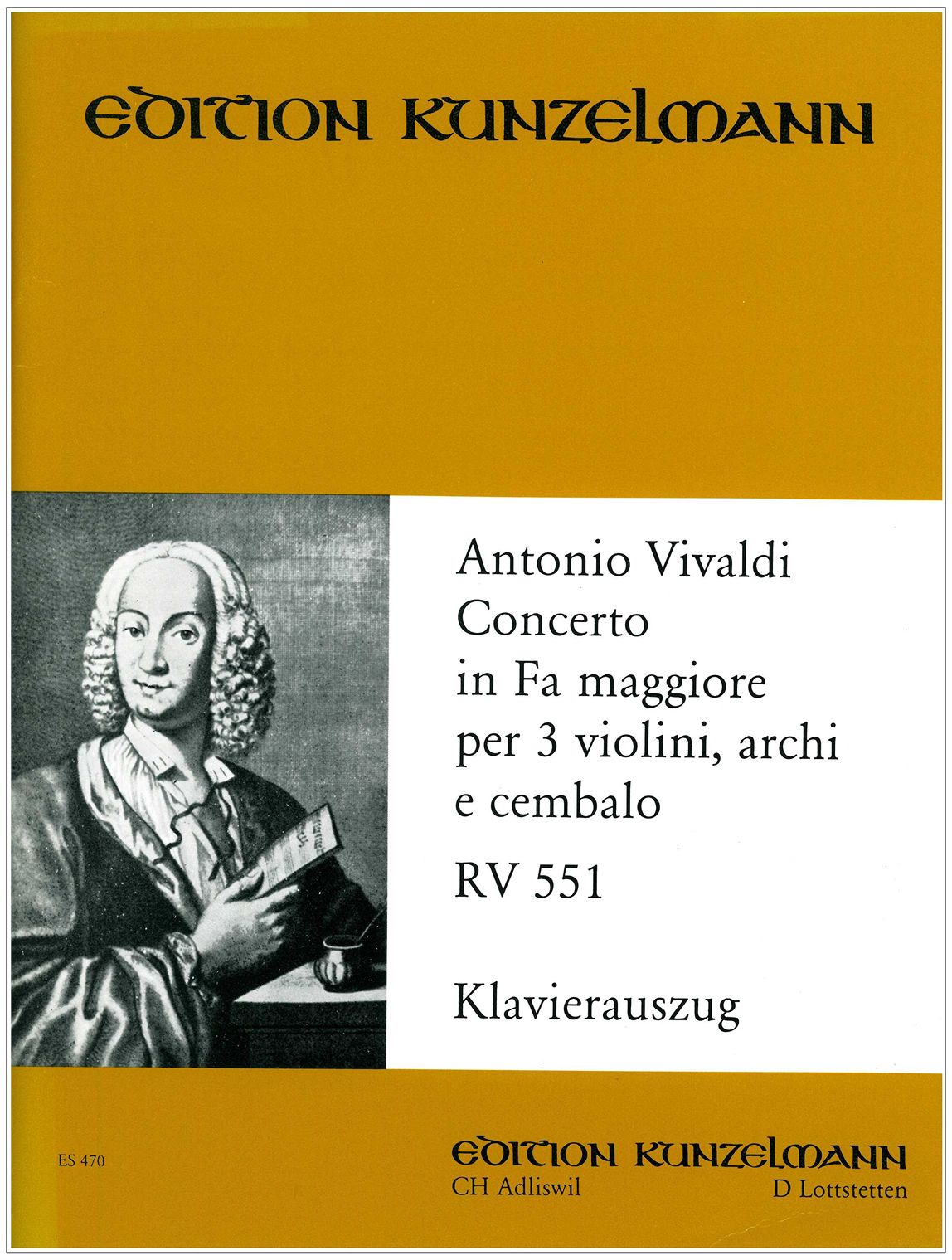 Vivaldi: Concerto for 3 Violins, RV 551