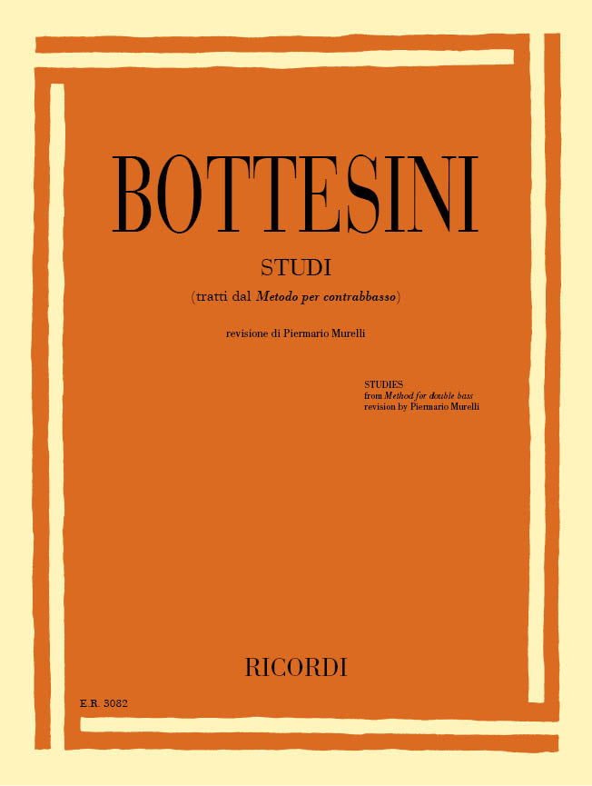 Bottesini: Studi (tratti dal "Metodo per contrabbasso")