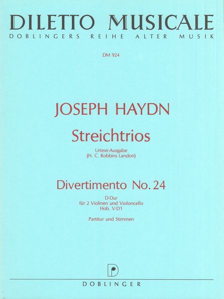 Haydn: Divertimento in D Major, Hob. V:D1