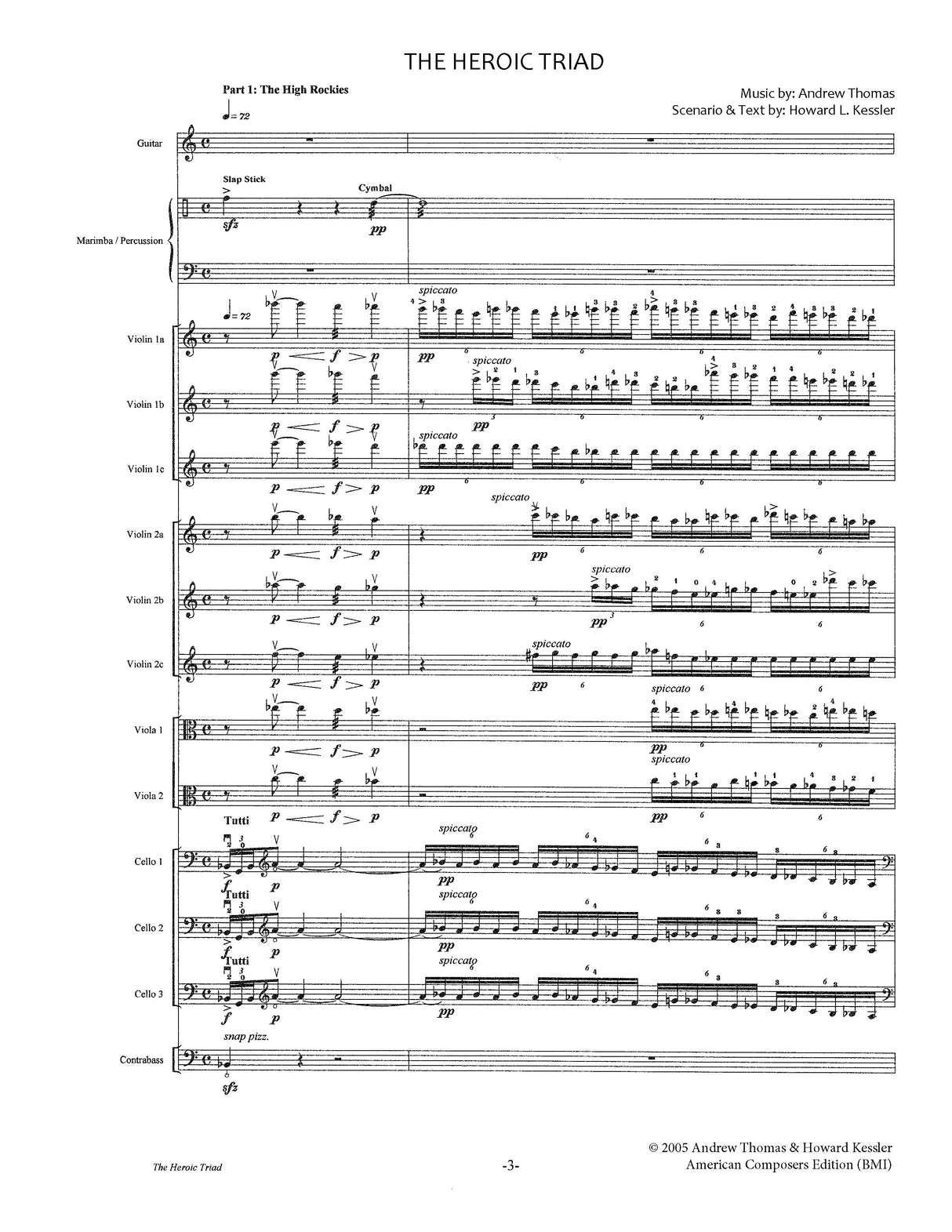 A. Thomas: The Heroic Triad