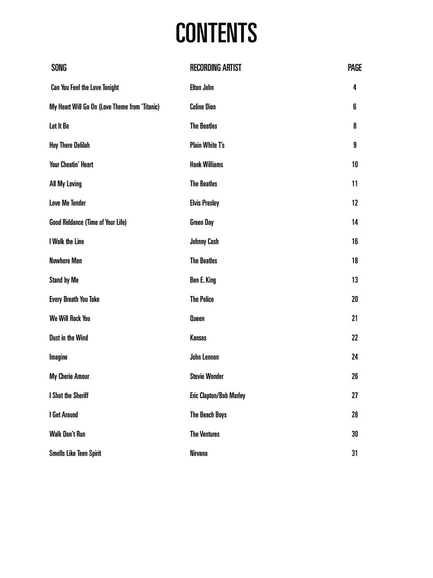 Hal Leonard Guitar Method: Easy Pop Melodies