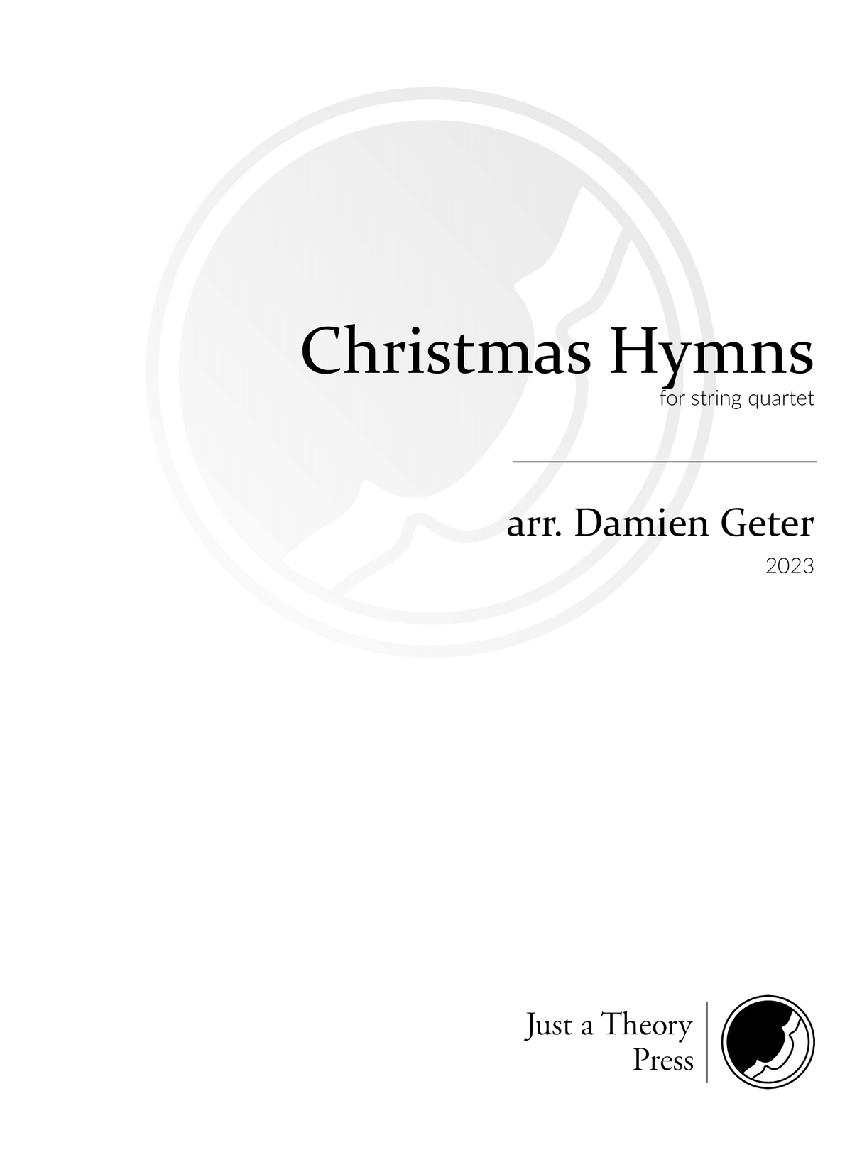 Geter: Christmas Hymns for String Quartet