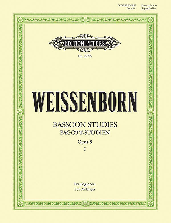 Weissenborn: Bassoon Studies, Op. 8 - Volume 1