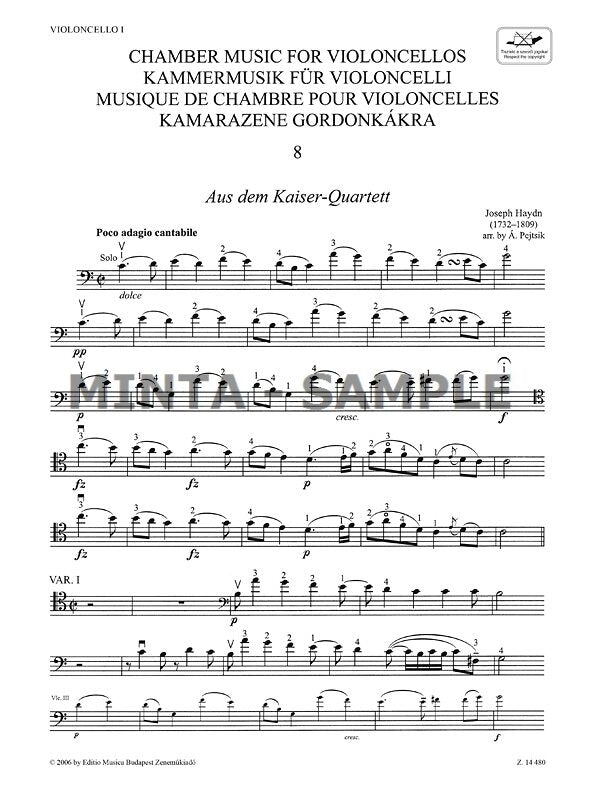 Chamber Music for Cellos - Volume 8 (4 Cellos)
