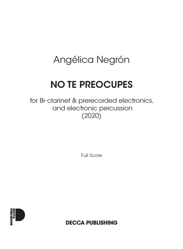 Negrón: No te preocupes