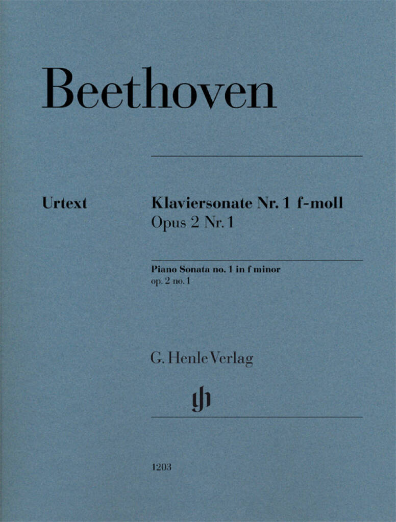 Beethoven: Piano Sonata No. 1 in F Minor, Op. 2, No. 1
