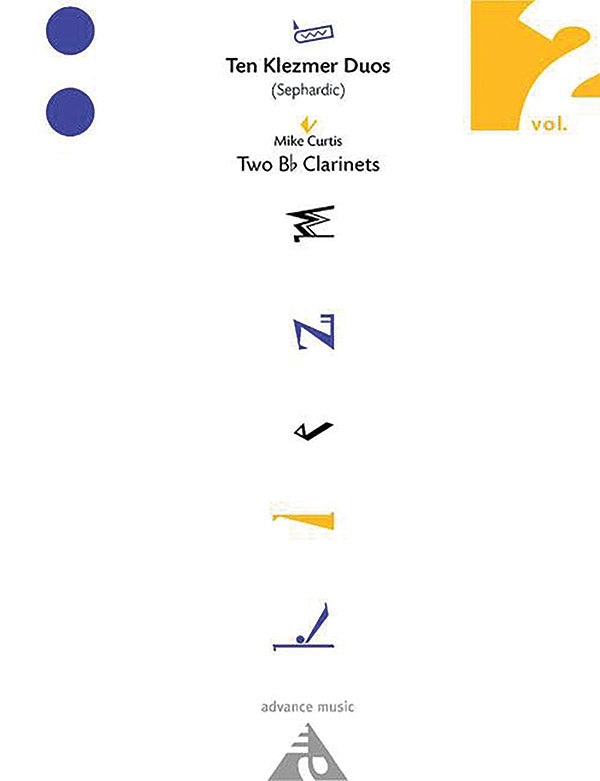 10 Sephardic Klezmer Duos for 2 Clarinets - Volume 2