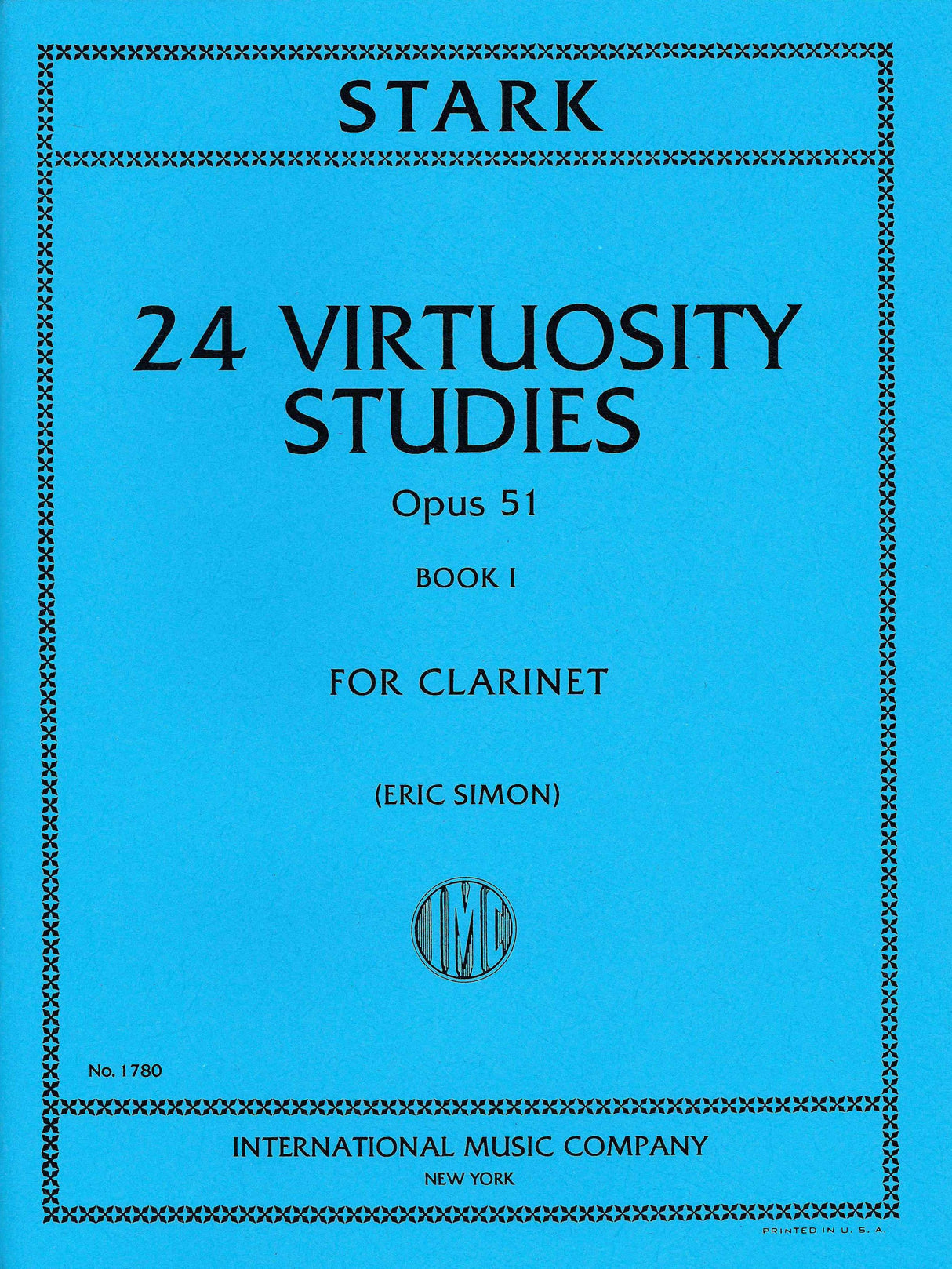 Stark: 24 Virtuosity Studies, Op. 51 - Volume 1
