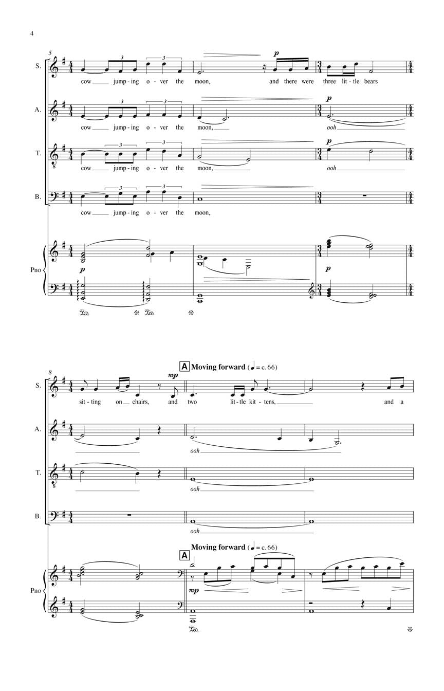 Whitacre: Goodnight Moon (Version for SATB Choir)