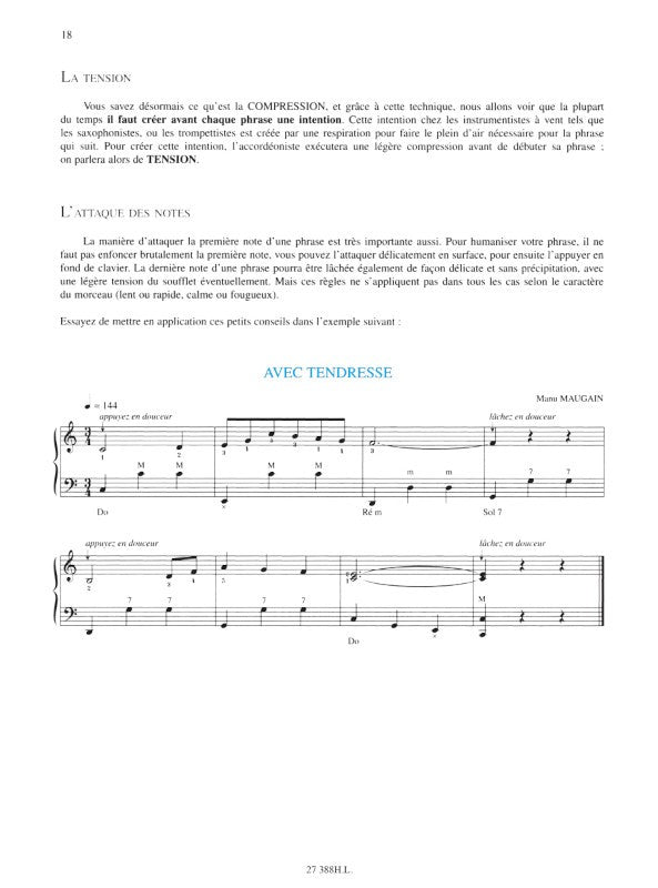 Maugain: Méthode d'accordéon - Volume 3 (Virtuosite)