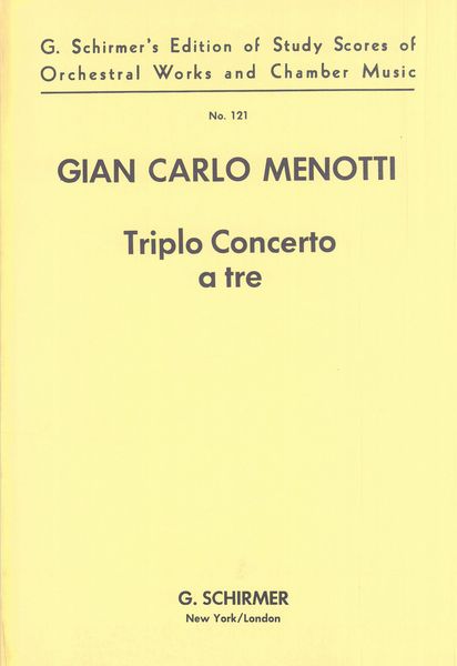 Menotti: Triplo Concerto a tre