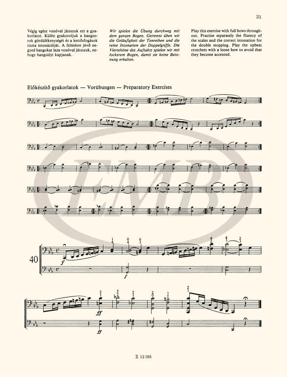 Lee: 40 Easy Cello Studies, Op. 70