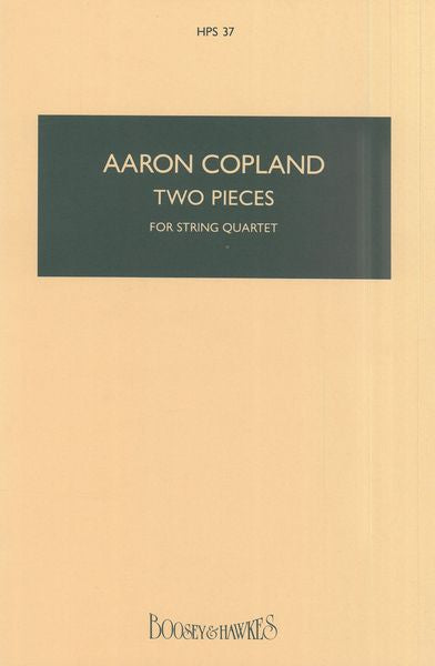 Copland: Two Pieces for String Quartet