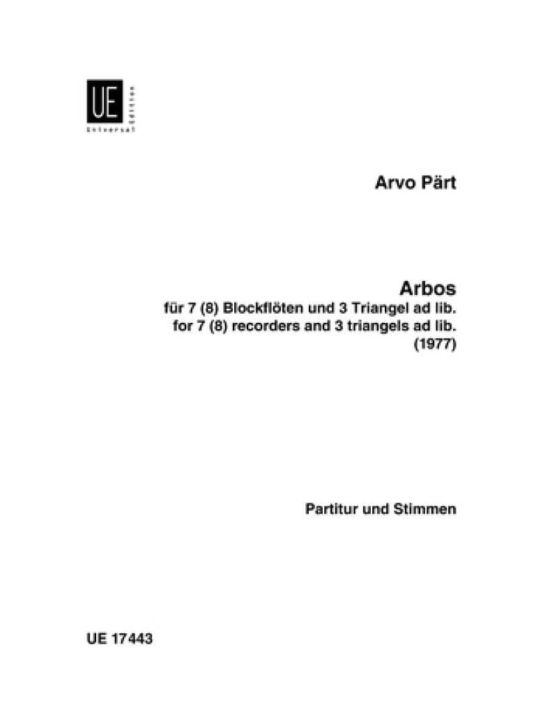 Pärt: Arbos