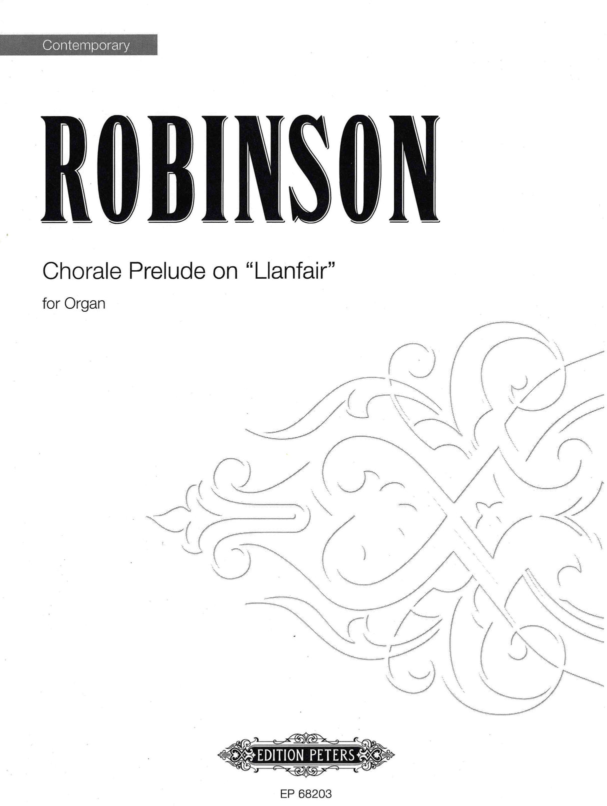 Robinson: Chorale Prelude on Llanfair
