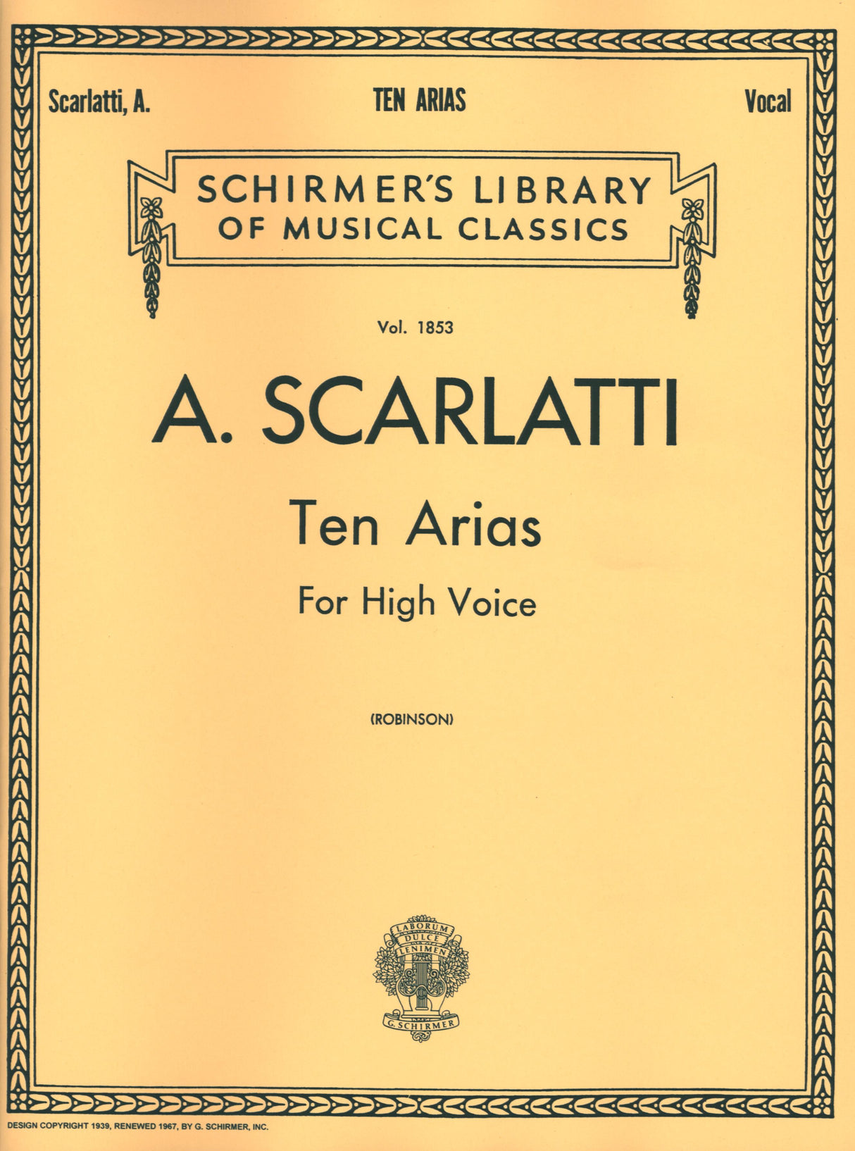 Scarlatti: 10 Arias
