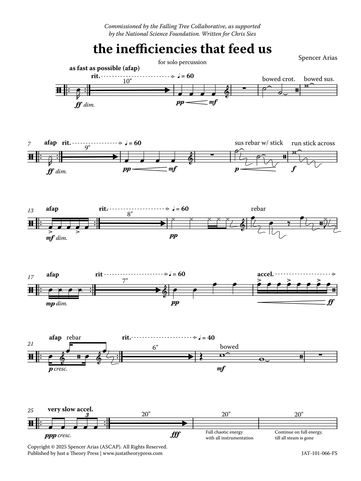 Arias: The Inefficiencies That Feed Us