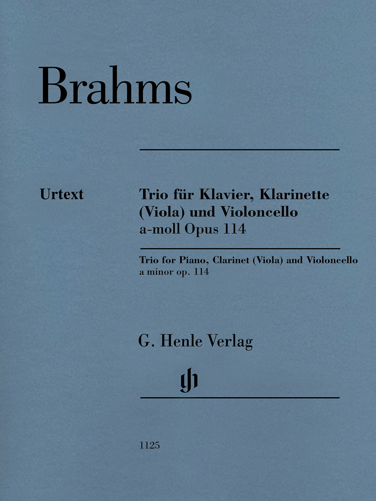 Brahms: Clarinet Trio in A Minor, Op. 114