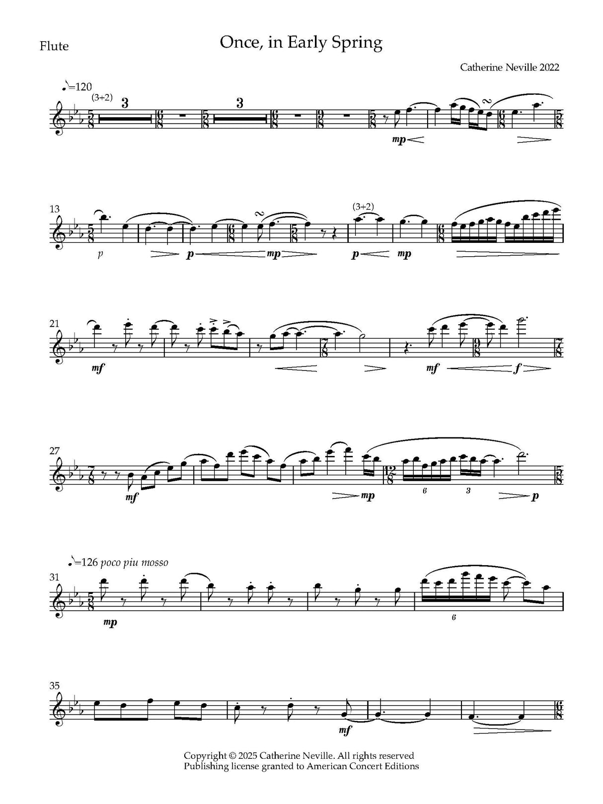 Neville: Once, in Early Spring